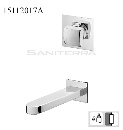 15112017A Concealed Washbasin Mixer KING