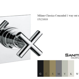 15121018-Concealed 1 way out shower mixer milano classica