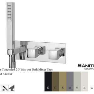 15132017A-concealed 2or 3 way Bath Mixer King