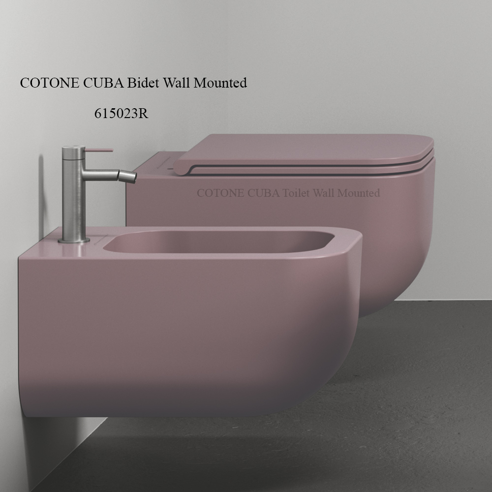 615023R-Bidet WM Cotone Cuba-Rose color
